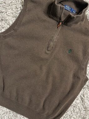 Polo Ralph Lauren Quarter Zip Sweater Vest